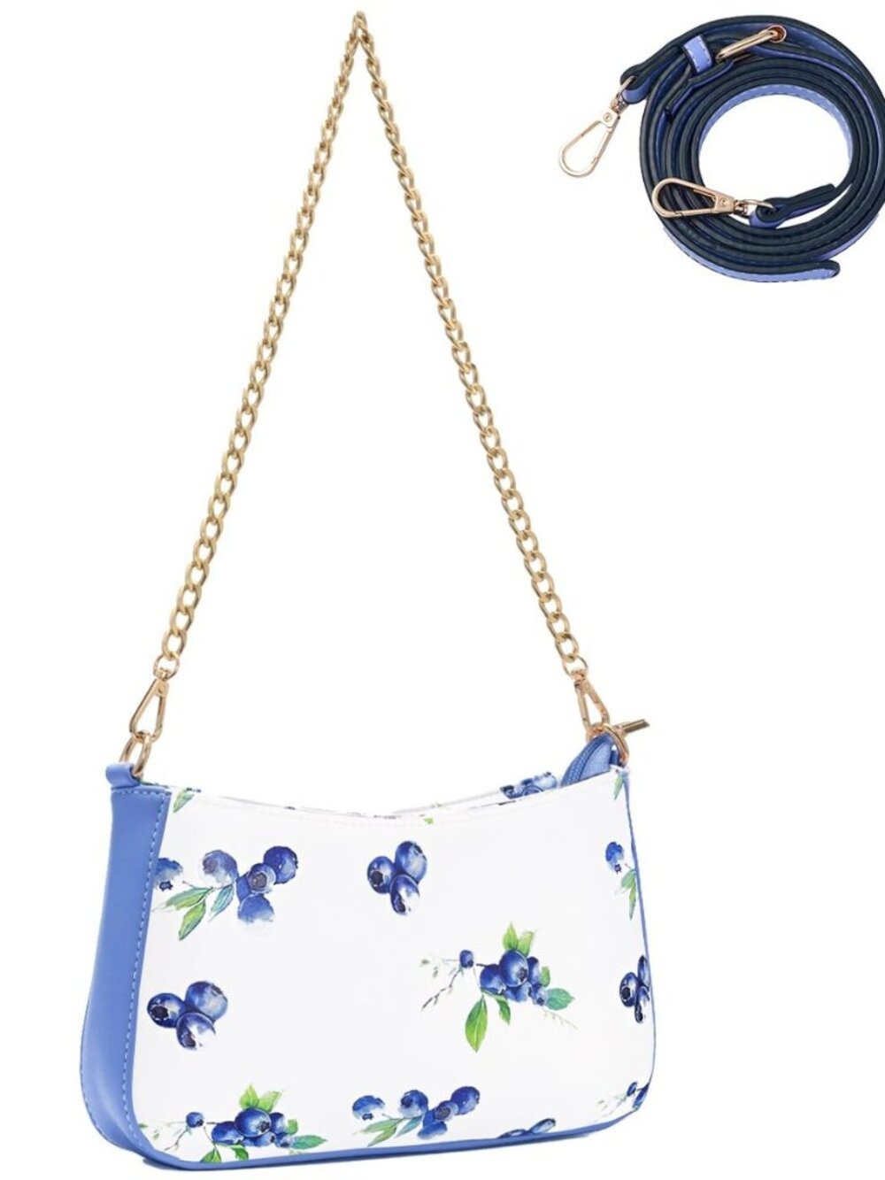 Cute Prints Small Shoulder Bag Crossbody Purse with Double Straps for Women